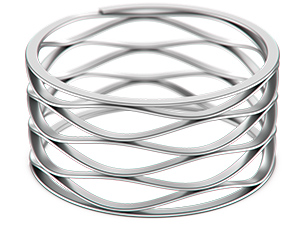 Crest to Crest Wave Spring with Shim Ends