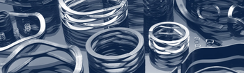 assortment of different types of smalley wave springs